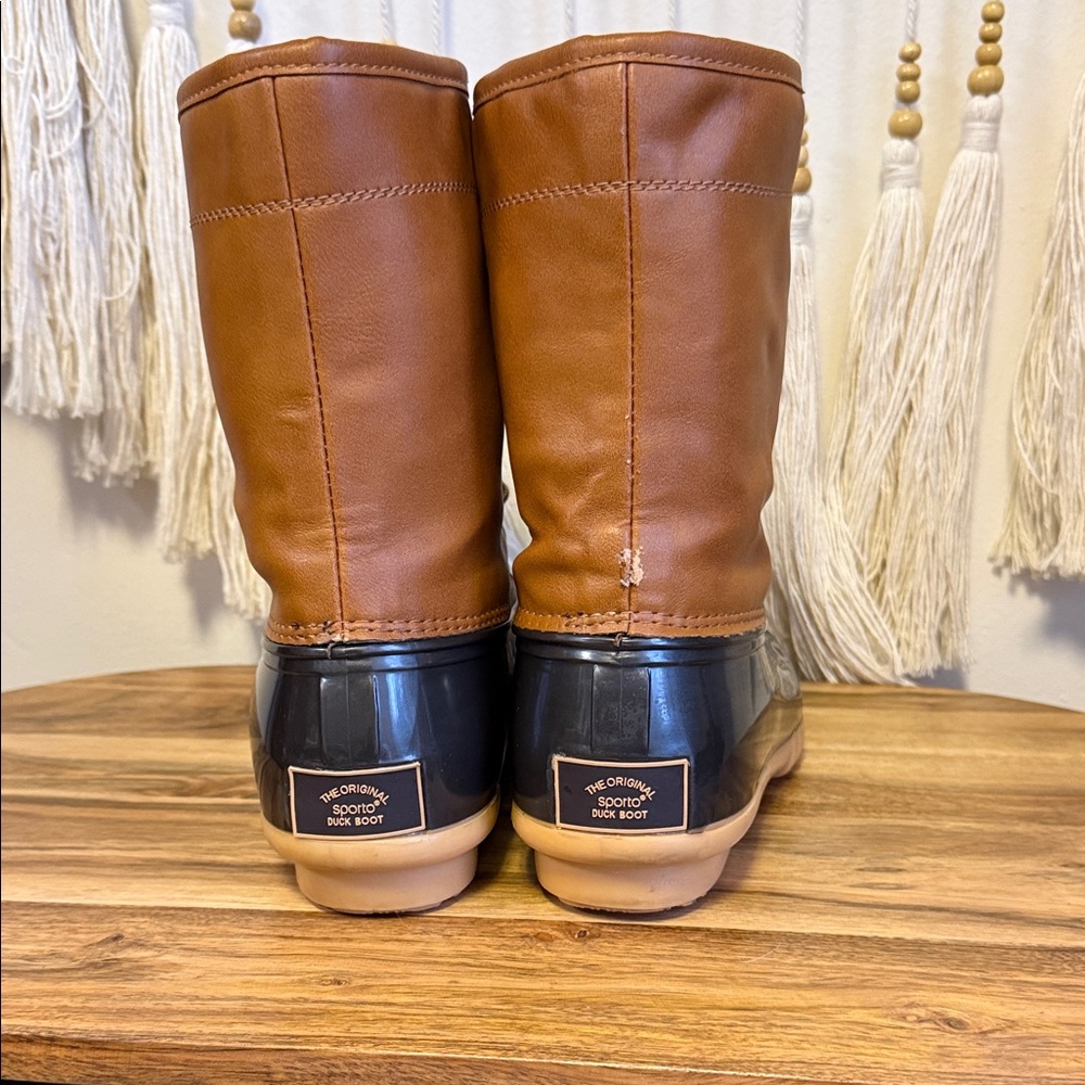 Sporto Brown and Black Winter Boots - Picture 3 of 7